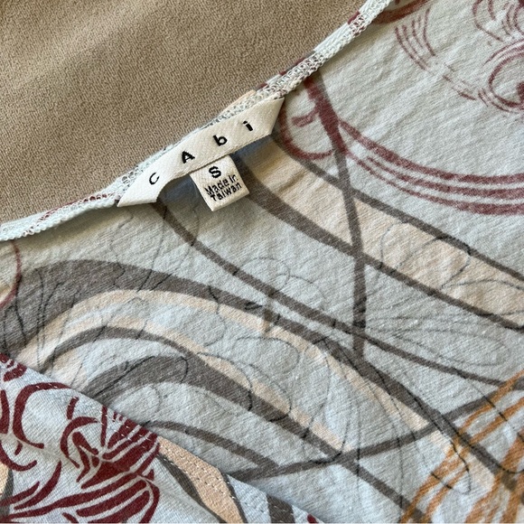 CABI boho summer blouse - Picture 4 of 4